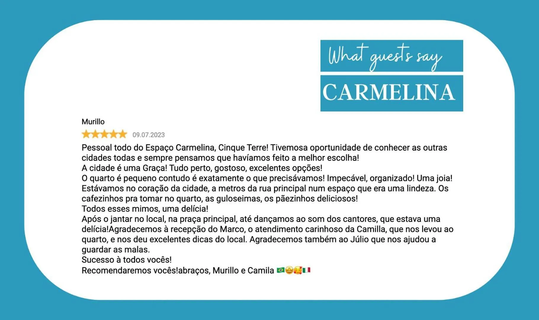 Carmelina Room Вернацца